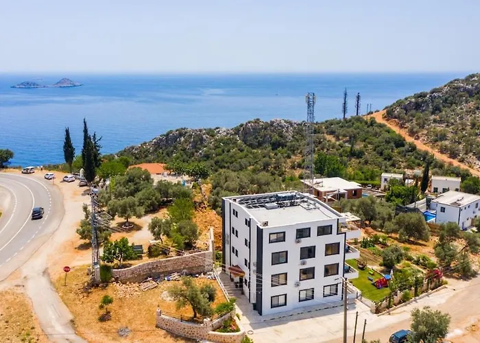 Near Kaputas, Luxury With Pool Apartament Kaş